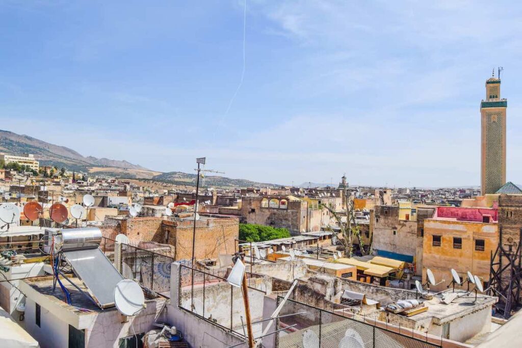 Roof tops in Fes