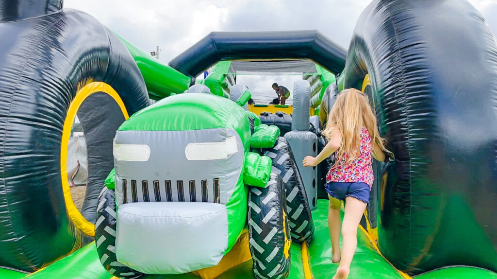 Fete de lagriculture Vendee bouncy castle