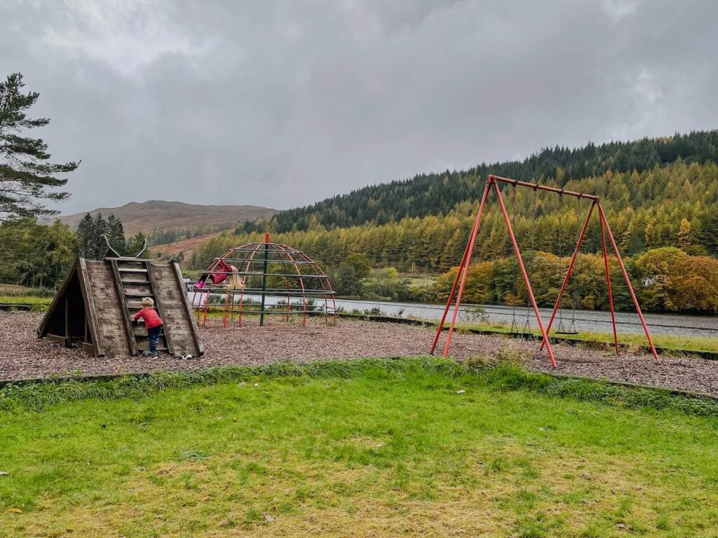 Hayfield Lodge Airbnb play area