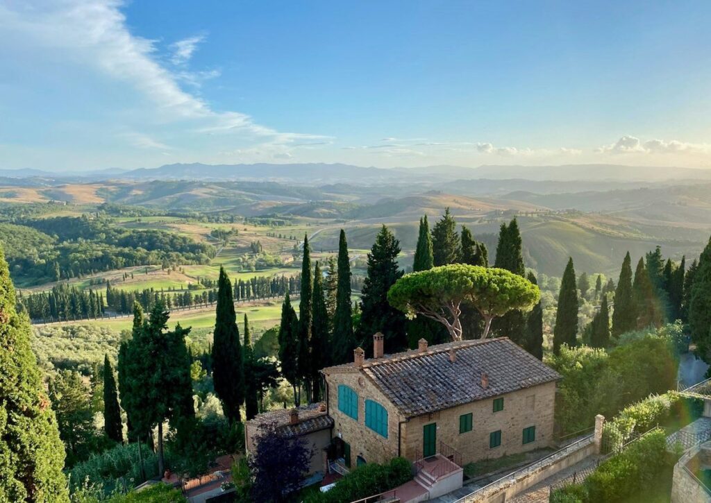 Green Tuscan hills