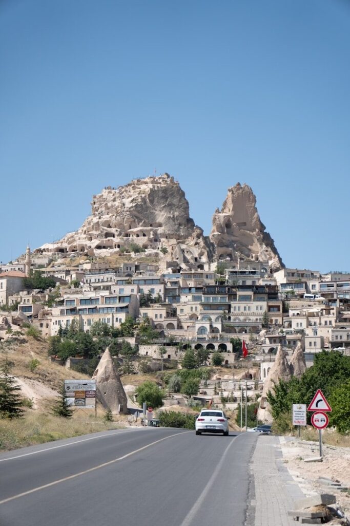 Road leading to Uchisar