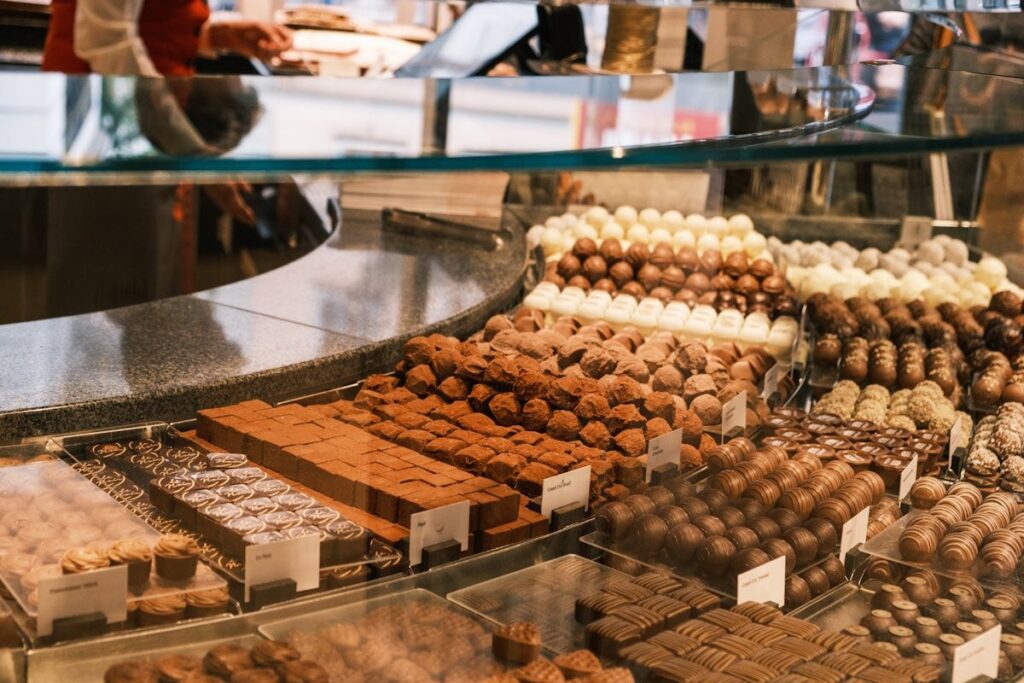 Venetian chocolate shop filled with handmade treats