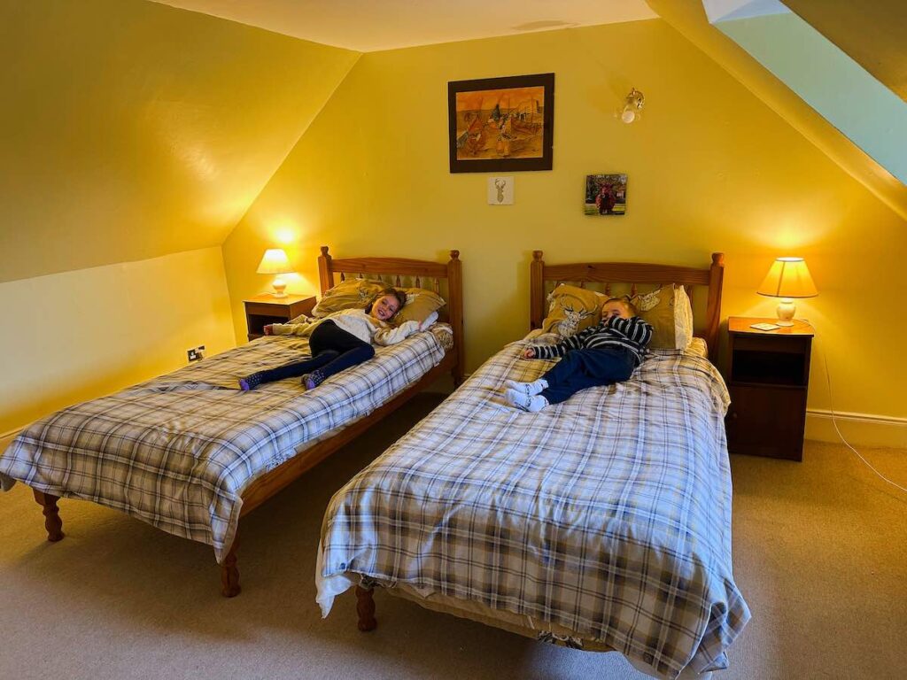 Isle of Skye accommodation suitable for families, set in scenic Highland surroundings.