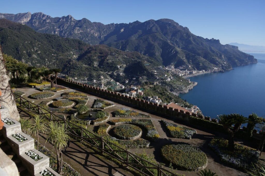 Villa Rufolo in Ravello on the Amalfi Coast, Italy.